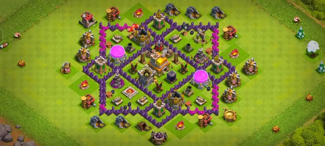 部落冲突7本最强布阵(部落冲突七本公认神阵)