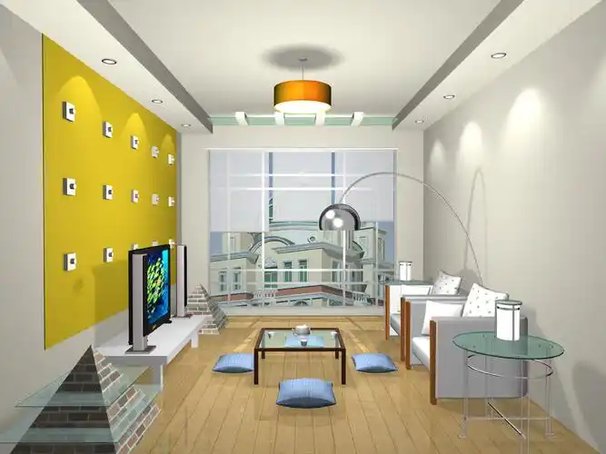 简约客厅_家庭客厅_设计作品_装修效果图_舟山装修网_【装饰互联】