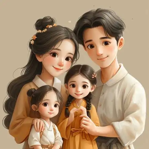 亲子头像|2024一家四口姐妹「合集1」