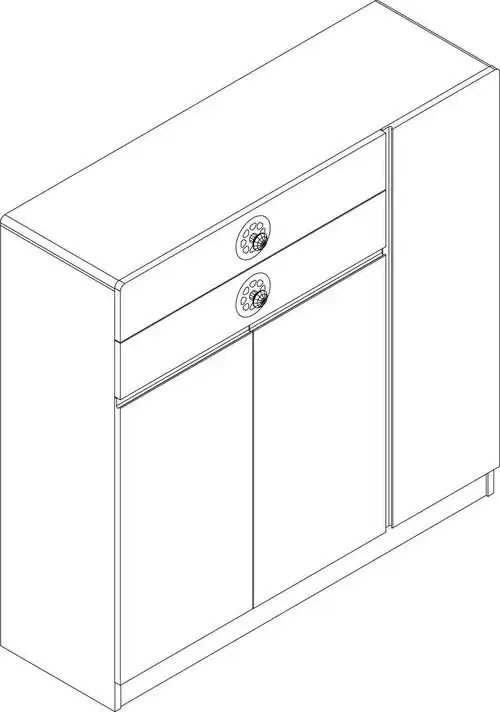 专利详情摘要 1.本外观设计产品的名称:鞋柜(ylp-631).2.