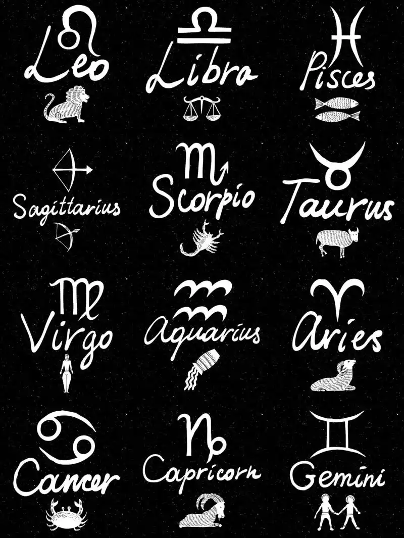 创作灵感 #十二星座符号 #十二星座简笔画 十二星座符号 - 抖音