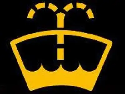 这种清洗挡风玻璃的玻璃水在仪表盘上也有一种指示灯,当这个指示灯亮