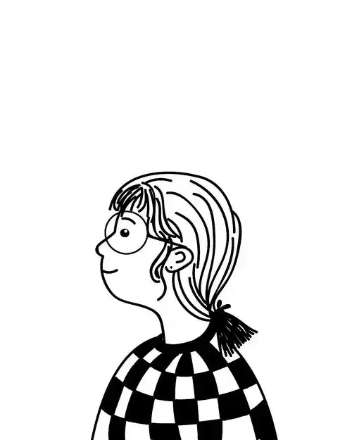 人物简笔画|插画|艺术插画|大孙孙 - 原创作品 - 站酷 (zcool)