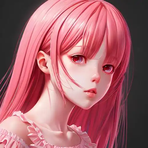 少女心草莓粉色系头像