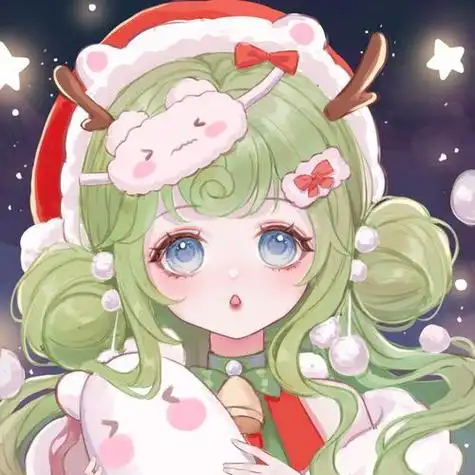 可爱到发芽好喜欢你呀双马尾女生头像