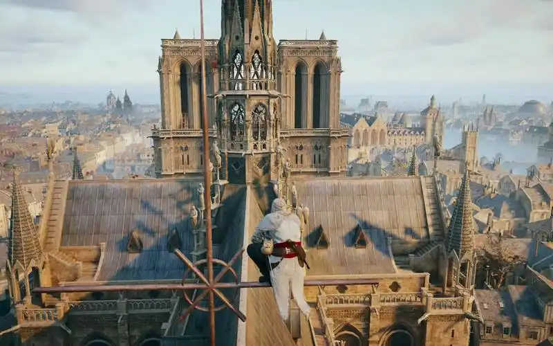 刺客信条大革命 巴黎圣母院只能在这里永恒