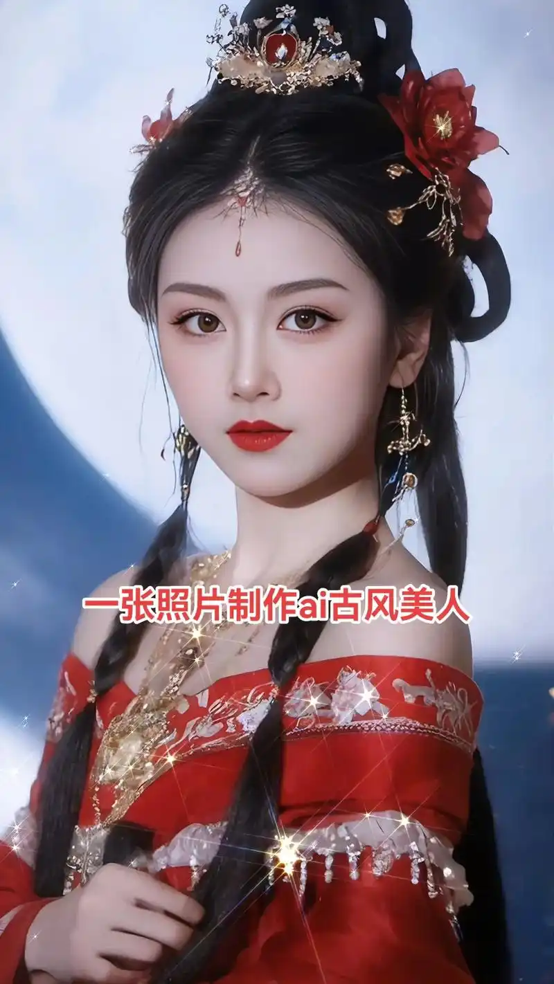 ai古风美人写真照一键换装教程.小程序里上传一张自拍照  即 - 抖音