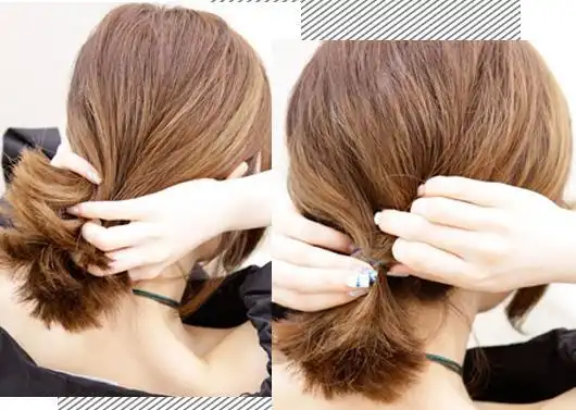 短发怎么弄造型好看2款短发扎发让你新年新气象