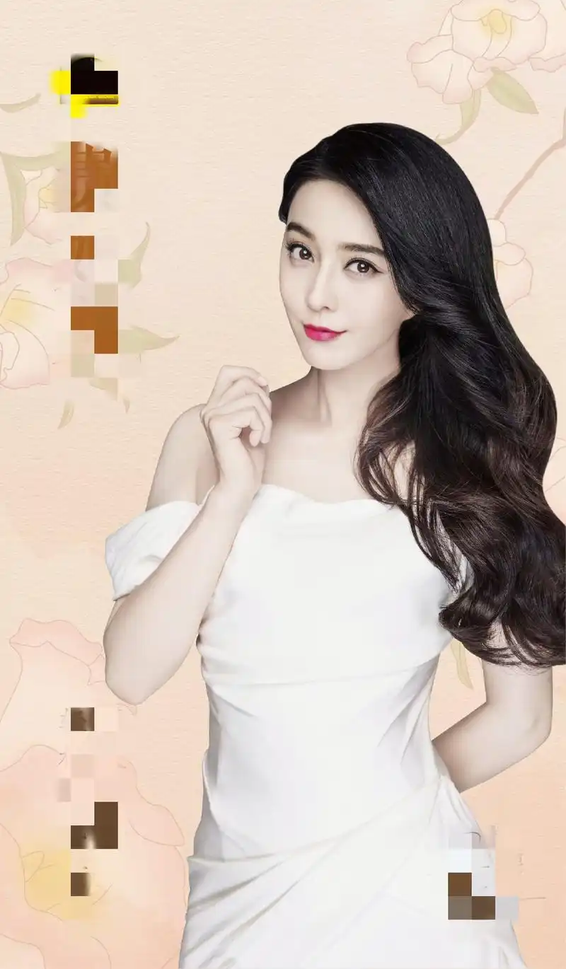 原创范冰冰厉害了,首个官宣代言正式上线,换波浪卷发拍大片却很土味