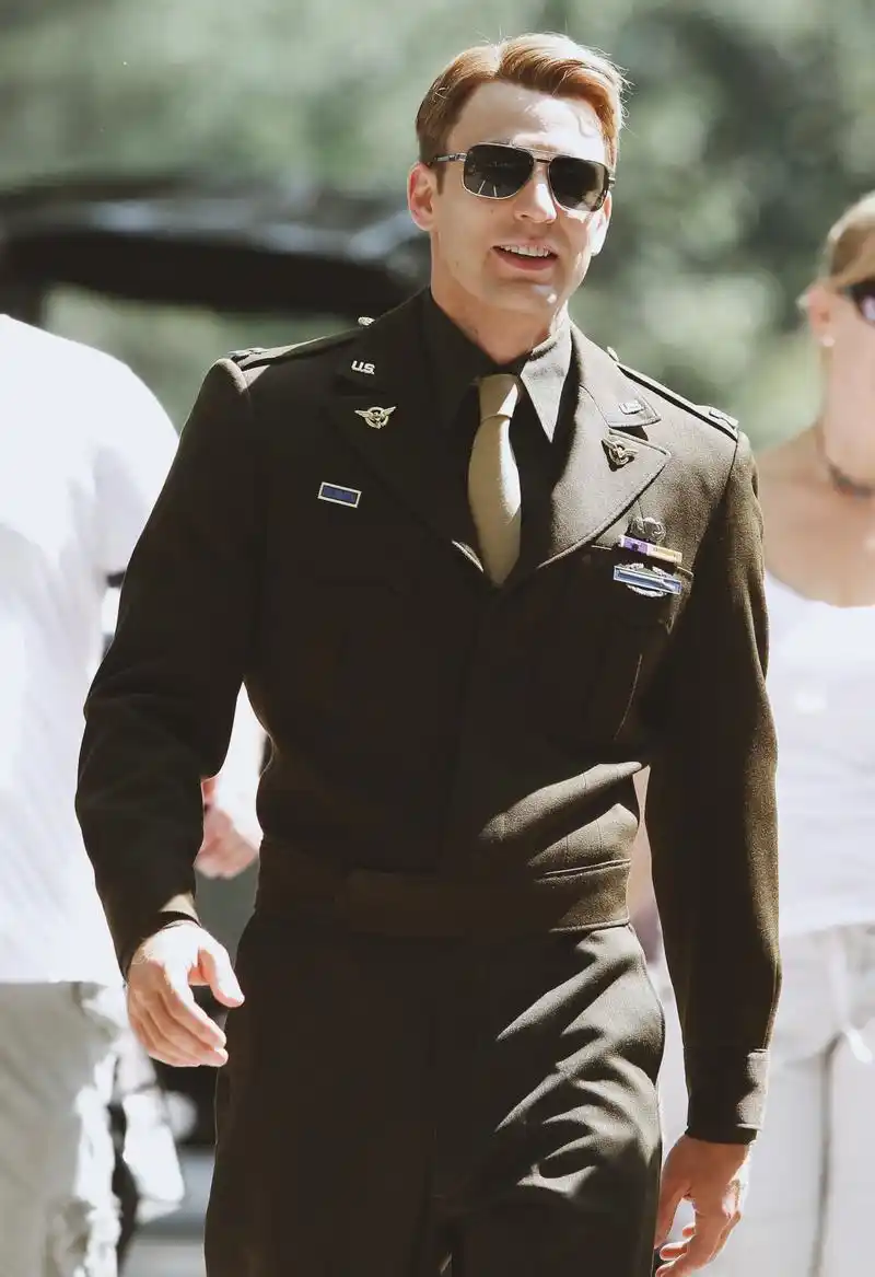 美国队长chris evans军装.