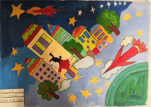 莱山区实验幼儿园张益轩《未来》