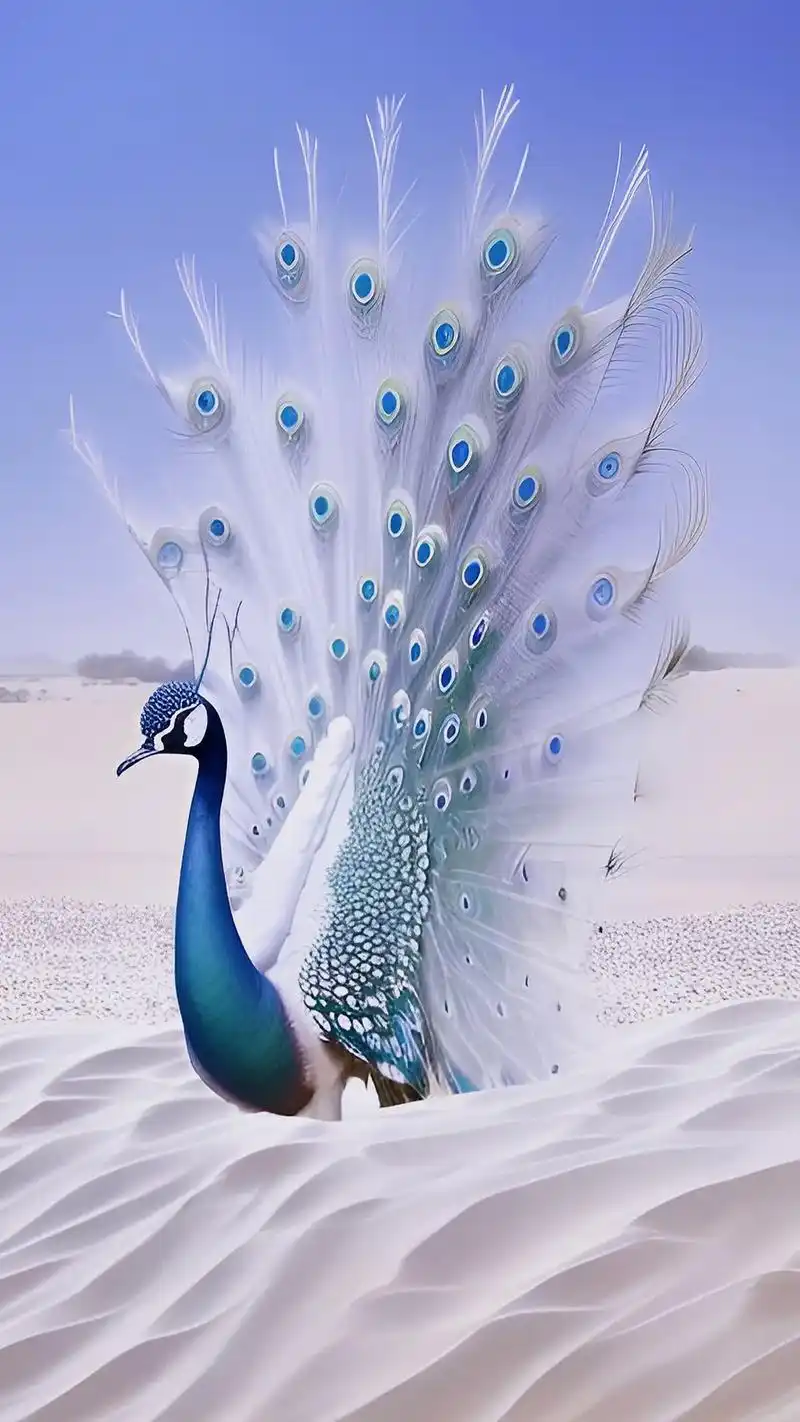 孔雀的寓意是吉祥如意!#孔雀开 - 抖音