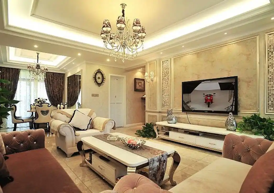 新古典风格3居室高档装修效果图