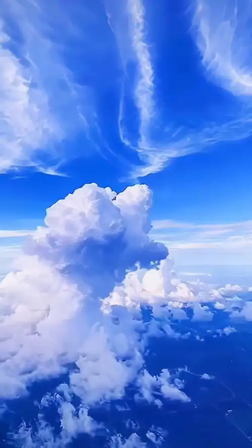 最美的蓝天白云