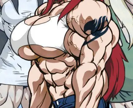 【肌肉女漫画】肌肉魔法糖(1)