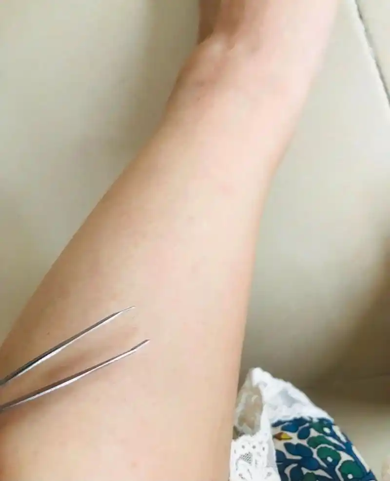 拔腿毛过程确实让人很治愈09可能我是个狠人,有没有同款薯宝