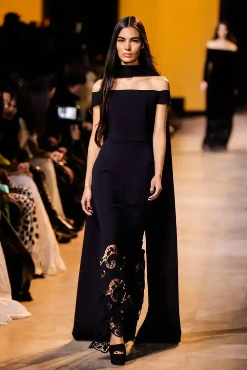 巴黎时装周——elie saab品牌时装秀_新华社_法国巴黎_欧新