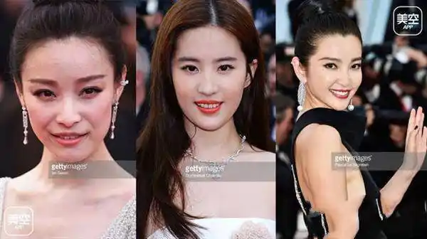 刘亦菲倪妮戛纳红毯 高清无ps图原形毕露还是美若天仙?