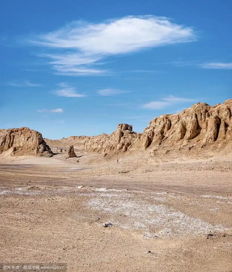 青海柴达木盆地315国道德令哈----茫崖段五百公里戈壁沙滩