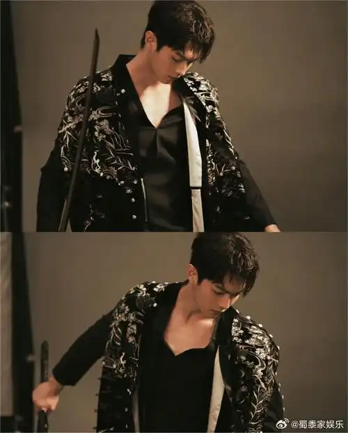 许凯国风大片侧拍花絮##许凯花絮图yyds好带感