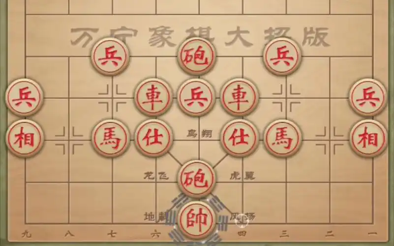 万宁象棋新阵法,八阵图