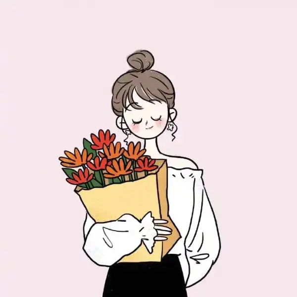 简单 小清新 卡通女头_女生头像_我要个性网