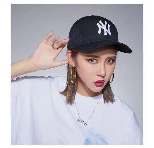 3h韩代韩国mlb棒球帽ny春夏季弯檐鸭舌帽明星exo同款帽子男女淘宝网