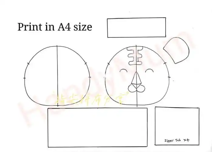 分享小老虎图纸