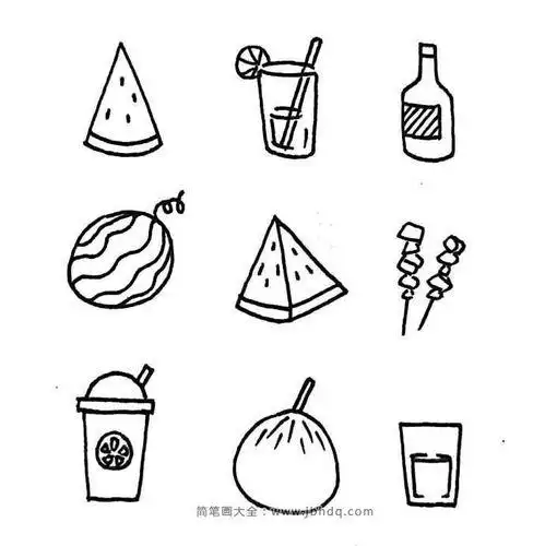 简笔画教孩子超简单的日常物品简笔画生活小用品日常用品简笔画沙发