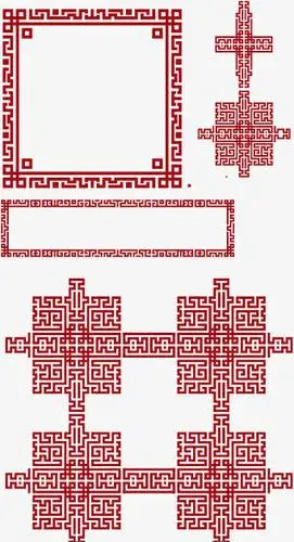 关键词 : 九宫格,中国风,古典花边