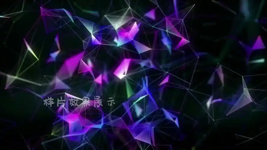 a4974k超高清画质分辨率绚丽酷炫紫色蓝色科技感plexus点线粒子线条