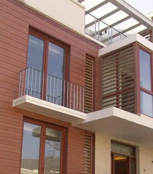 厂家生态木150叠墙板护墙外墙装饰板木塑材料