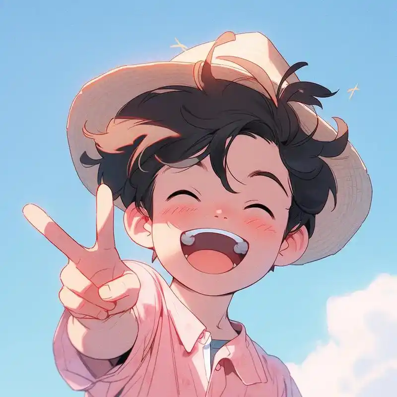 对生活比个yeah.#动漫头像 #优质头像 #男生头像 #萌 - 抖音