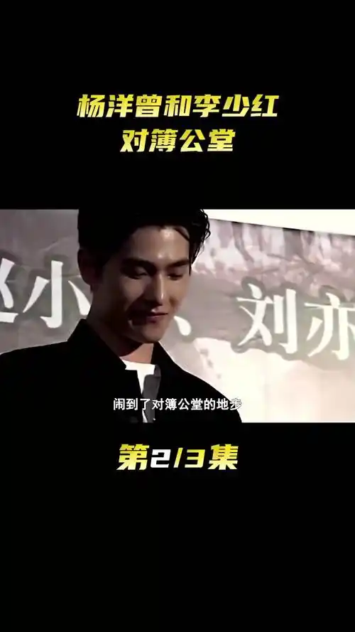 杨洋曾和李少红 对簿公堂