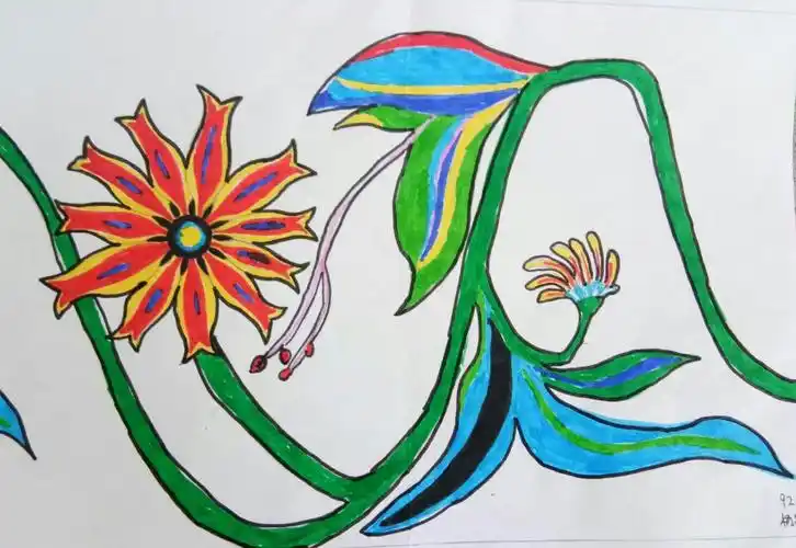 南凡初中八年级学生美术作品欣赏