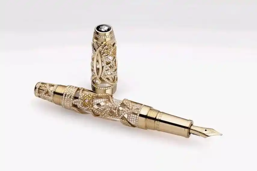 这款限量钢笔于2008年首次亮相,一共只有6支.