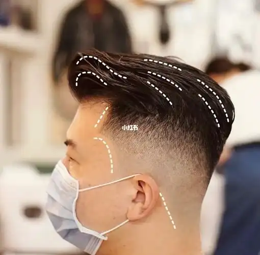 最最最适9415各位型男们的渐变侧背头发型90