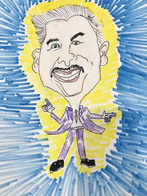 23周日上午班·总校区·白石大师班作品·夸张人物肖像