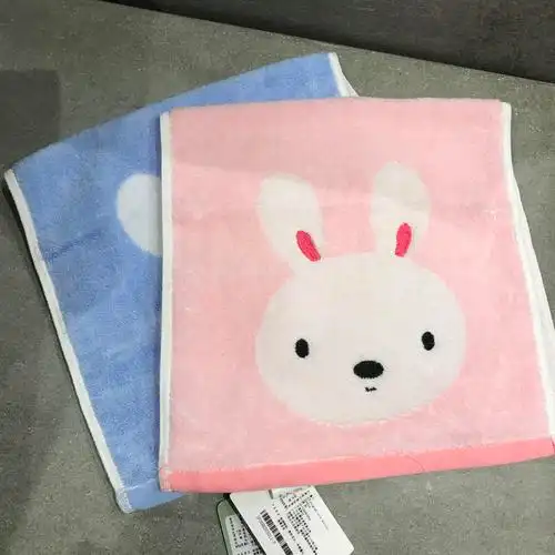 art家居优选可爱可爱兔兔子卡通图案健康环保运动毛巾
