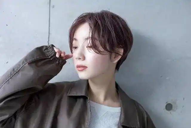 适合圆脸妹子的无刘海日系短发!超级显脸小!