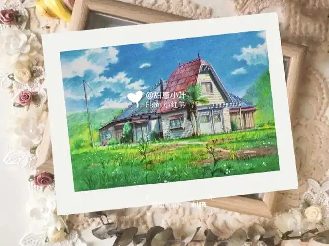 no.33彩铅手绘|宫崎骏动漫风景✅