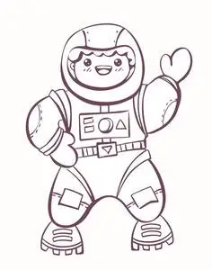 宇航员漫画图片