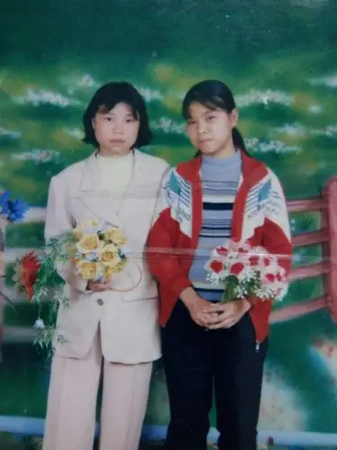 宗平,素玲,小华学生时代的记忆(90年代的老照片)