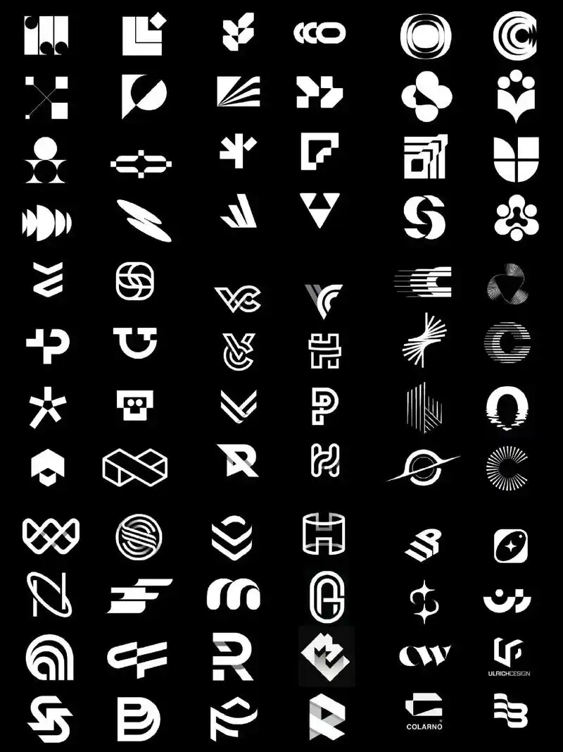 简约潮流个性符号logo设计.‖今日灵感分享 
希望大家能喜