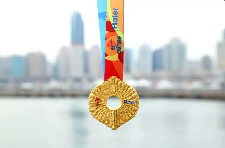 惊艳亮相海尔2021青岛马拉松奖牌今日为你揭幕