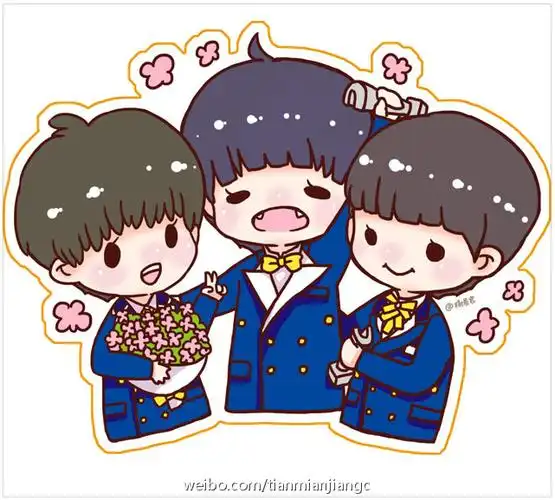 tfboys 手绘