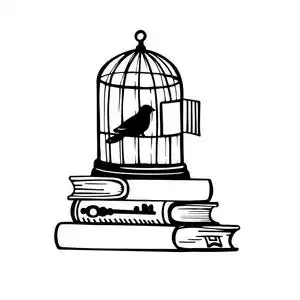 笼子里的鸟图片-笼子里的鸟素材-笼子里的鸟插画-摄图新视界