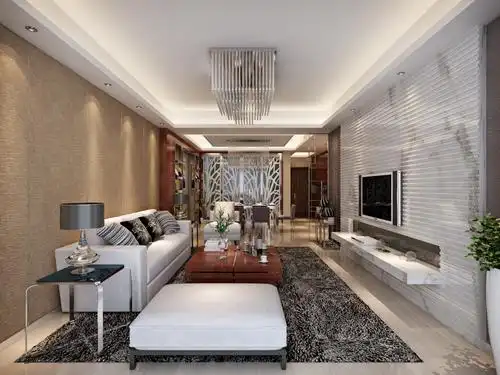 现代风格三室二厅装修设计效果图