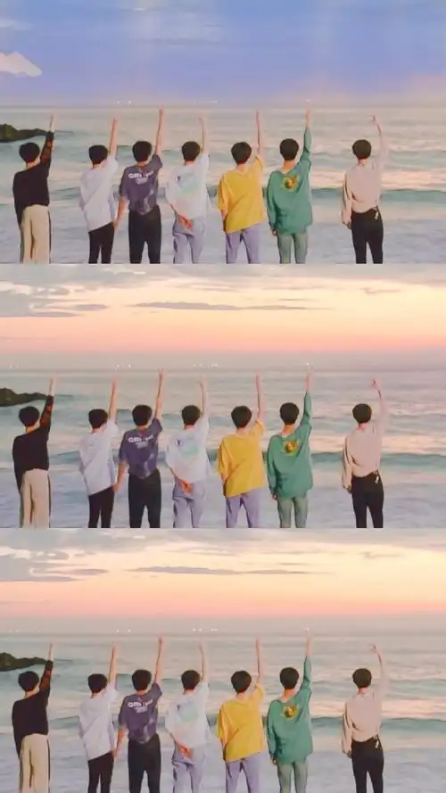 团 少年荣光#背影系列"那就一起头也不回的朝着光亮走下去吧"壁纸大楼