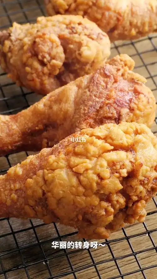 脆皮嫩肉会爆汁的炸鸡腿做法